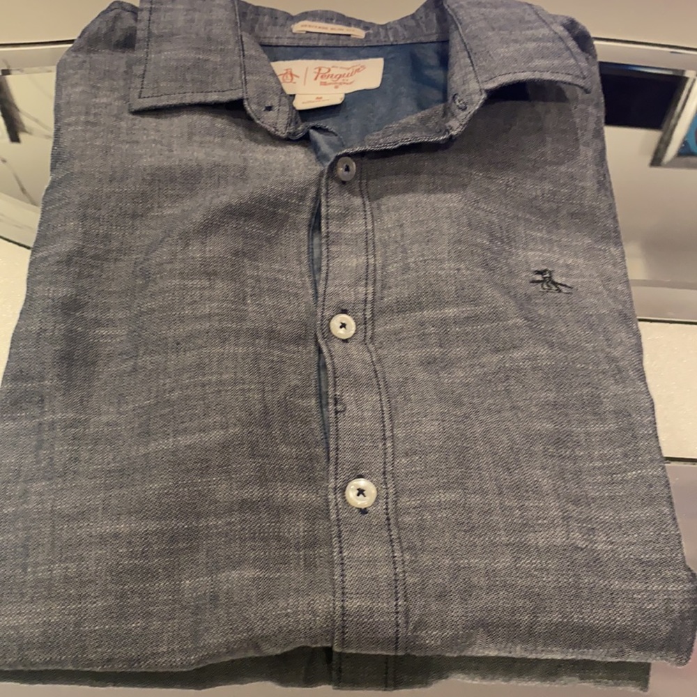 Exceptionally Soft Penguin Button Down Ss - image 4